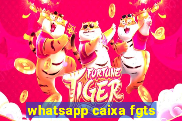 whatsapp caixa fgts