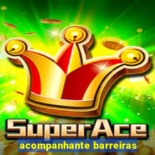 acompanhante barreiras