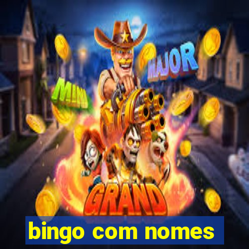 bingo com nomes